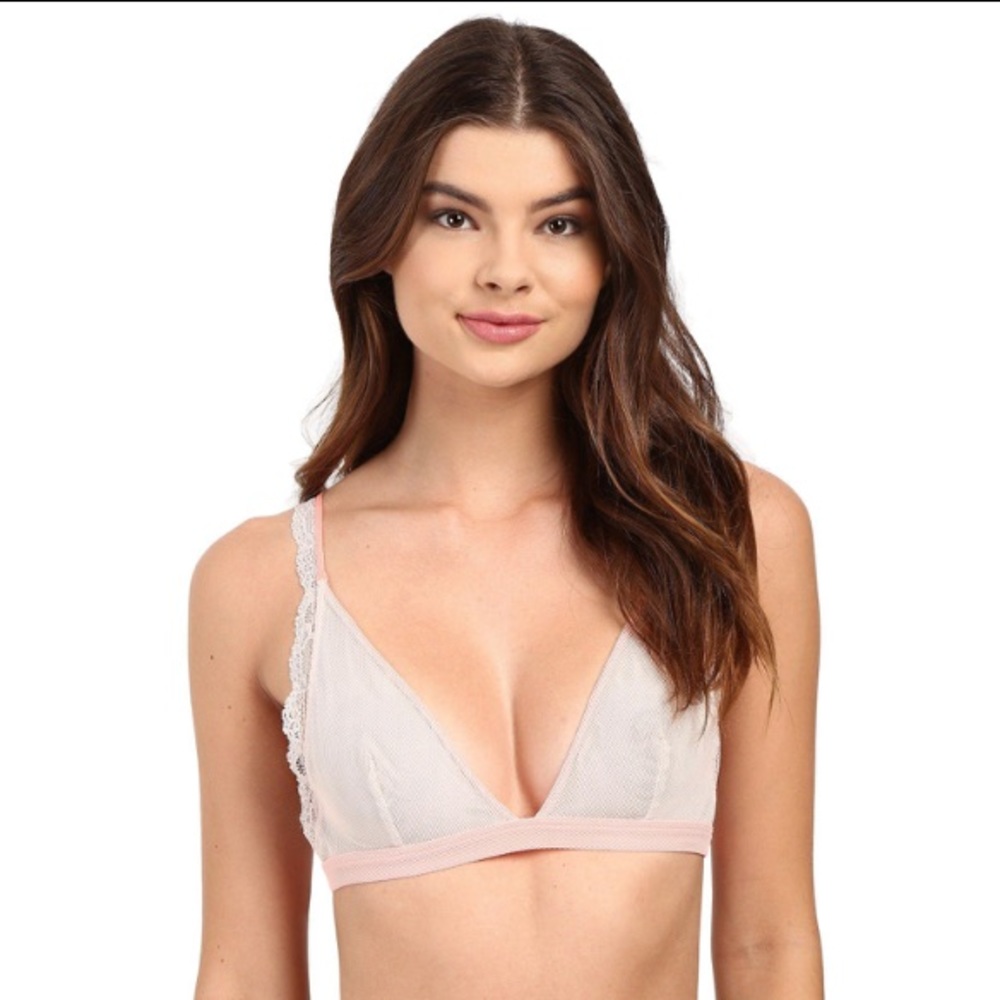 Free People See Through You Soft Mesh Bralette